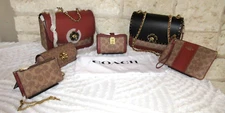 Coach Madison MD Shoulder Bag Tea Rose Turnlock Rivets Set or individual Choices