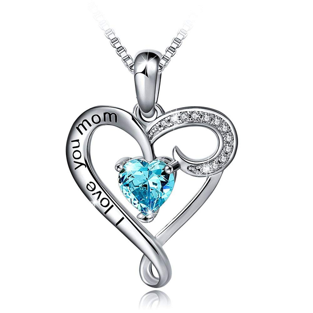 Sterling Silver Heart Pendant Necklace 
