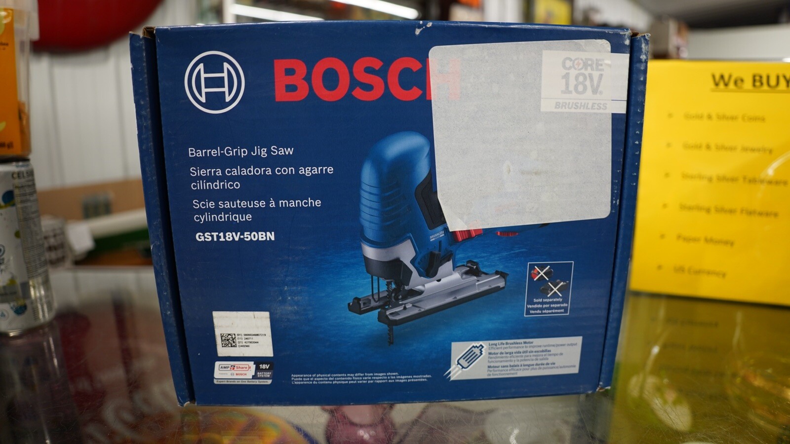 Bosch GST18V-50N 18V Top Handle Jig Saw - Bare Tool - No Battery Included