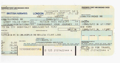 Airways Flight Ba Boarding Pass Says No Checked Baggage Ba Baggage