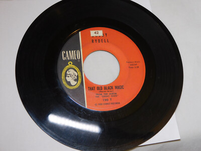 BOBBY RYDELL THAT OLD BLACK MAGIC / DON'T BE AFRAID 45 RPM RECORD 047