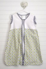 HALO SleepSack Small 0 6m Pottery Barn Baby Green Navy White Wearable Blanket