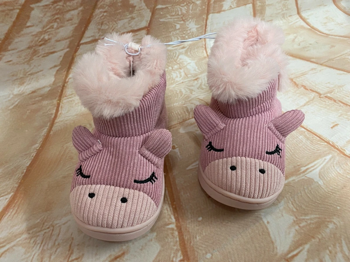 GIRLS OFFICIAL BRANDED CARTOON CHARACTER NOVELTY SLIPPERS INFANTS KIDS SIZE  5-1 | eBay