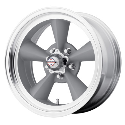 American Racing TT O Vintage Silver Machined Lip 17x8'' Rim 5x139.70 5X5.5+0 Ea