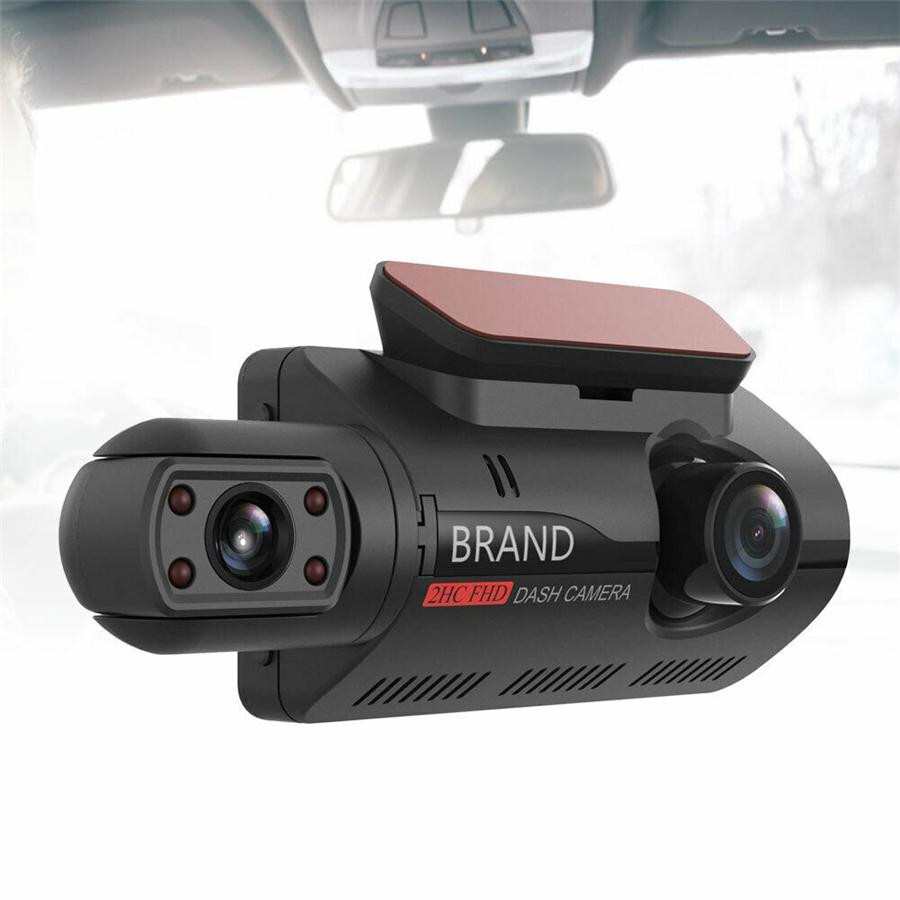Touch Screen Dual Lens Dash Cam 1080P Car DVR Camera Video Recorder Night Vision