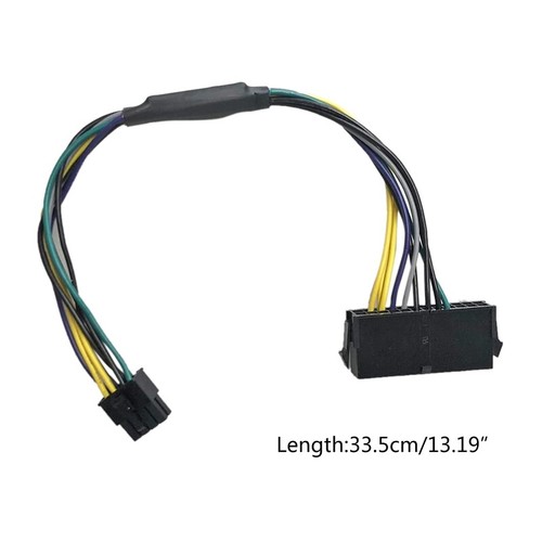 ATX PSU Power Adapter Cable 24Pin to 8 Pin for Dell Optiplex 3020 3046 5040 7020 - Afbeelding 8 van 9