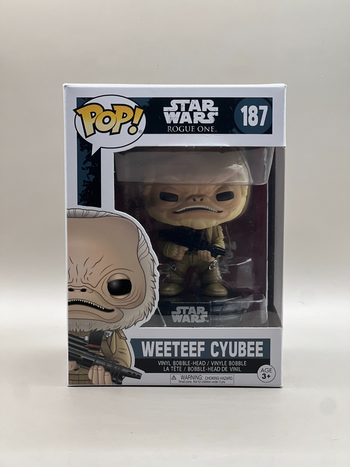 Funko Pop Vinyl Star Wars Weeteef Cyubee #187 Rogue Figure New