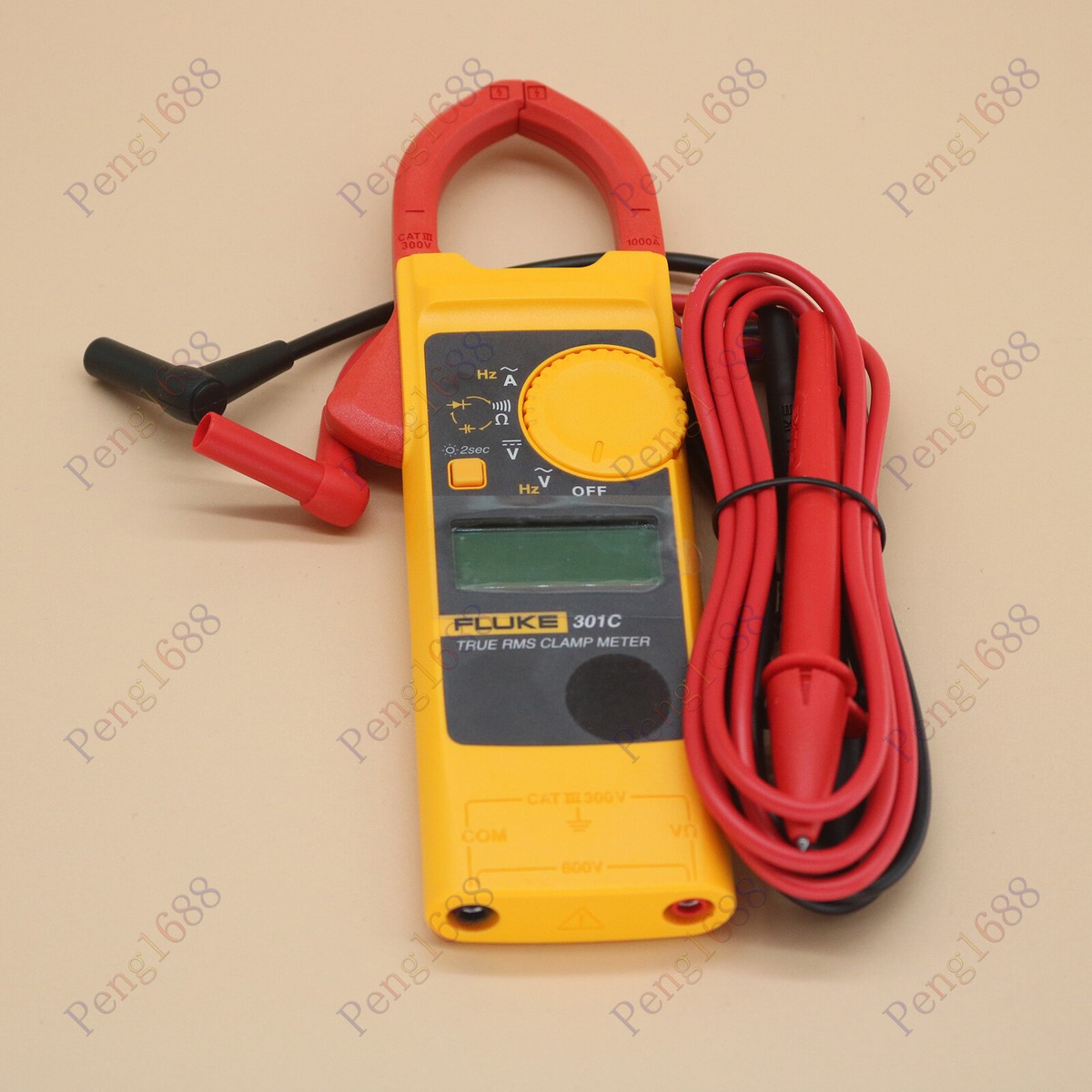Fluke 301C New AC Digital Clamp Meter Voltage Tester Multitester - View #8
