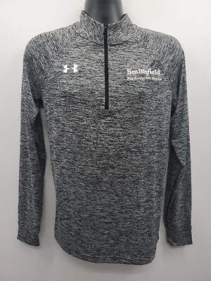 NWT Under Armour Men's SMITHFIELD Long Sleeve 1/4 Zip Heather Gray Shirt Size S
