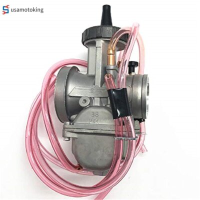 PWK38 38mm Carburetor – Fits YZ250 RM250 CR250 KX250 CR500 KX500 – With Jets – Unbranded