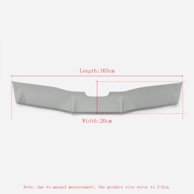 For 08-15 Alphard Vellfire AH20 TR Style FRP Rear Spoilers Wings Lip body Kit