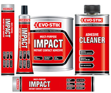 Evo-Stik Impact Instant Contact Adhesive Cleaner Multi Purpose Fast Drying