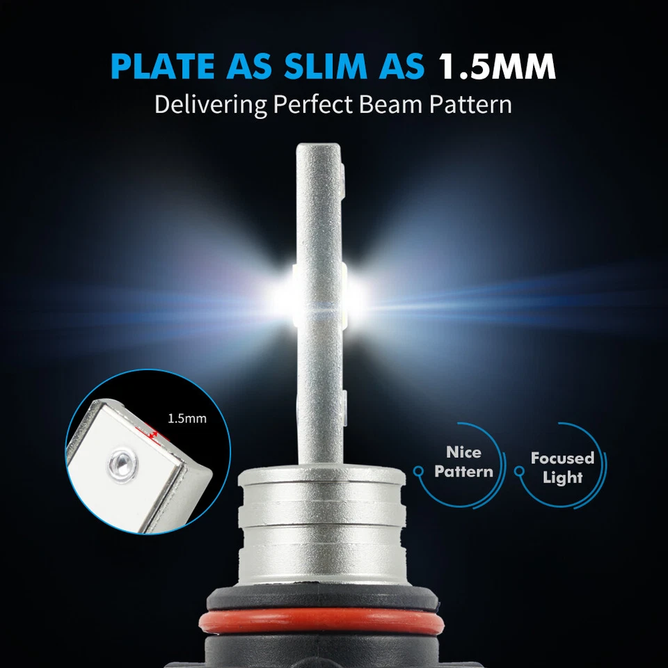 Bevinsee 2X HB3 9005 H10 9145 LED Headlight Hi/Low Beam Fog Light Globes 40W 12V - Image 3 of 4