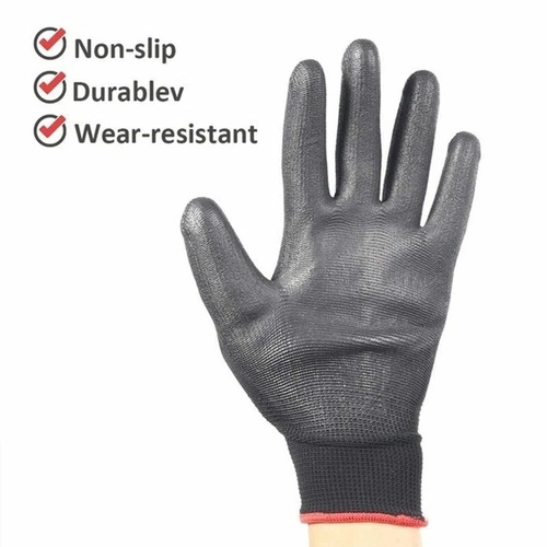 12Pairs PU Nitrile Coated Work Gloves Safety Grip Non-slip Builder Garden S/M/L - Bild 8 von 35