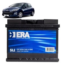 Batteria 60Ah per Peugeot 308 I 1.6 2.0 Hdi gasolio 2007-2016