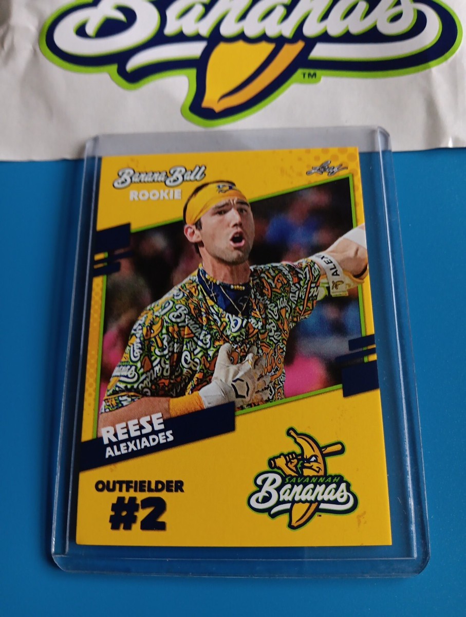 Reese Alexiades Savannah Bananas 2024 Leaf Baseball Card Rookie | eBay