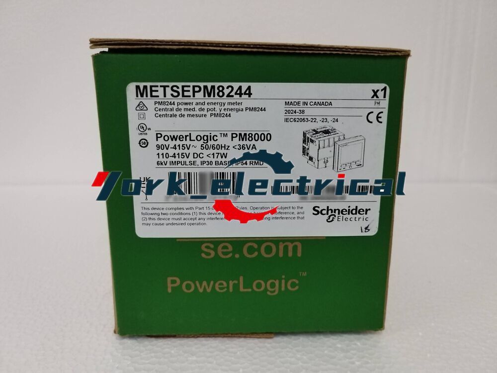 Schneider Electric METSEPM8244 PowerLogic PM8000 PM8244 Power and Energy Meter