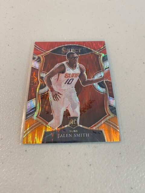 2020-21 Select Jalen Smith Concourse Red White Orange Flash Prizm RC #70