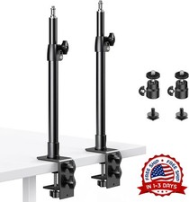 Soporte de luz de escritorio ajustable para anillo de luz de c mara DSLR US NEW
