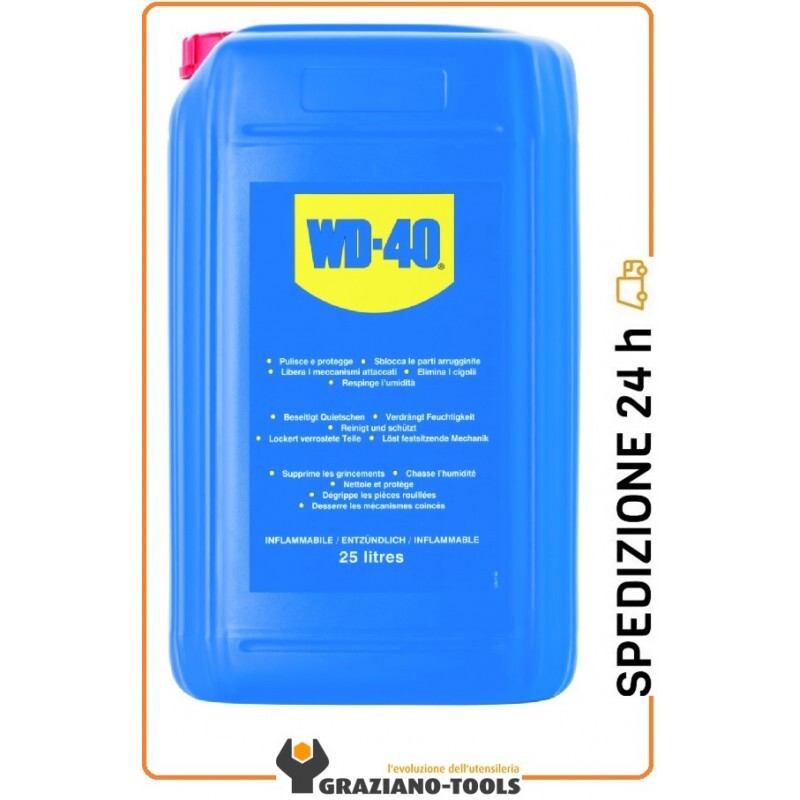 WD-40 Lubrificante Sbloccante Protettivo Pulitore 25lt