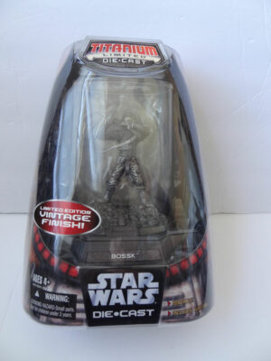 STAR WARS Titanium Series Die-Cast BOSSK Action Figure Limited Edition 2006 New