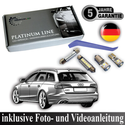 16x LED Innenraumbeleuchtung Komplettset für Audi A4 B8 B8.5 Avant CANBUS Weiß
