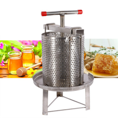 #ad #ad Mesh Bee Honey Press Machine Manual Honey Extractor Stainless Steel Household $101.42