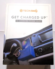NEW - "Tech Candy"  Car Charging Phone Valet - Drop, Charge & Go