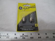 2 New GE KPR102 Flashlight Lamp Bulb 2w 2.4 volt B3-1/2 Krypton 2D