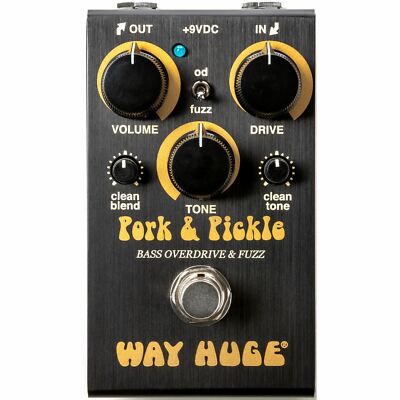ベース WAYHUGE WM91 [Smalls Pork & Pickle] Way Huge Smalls WM91 Pork and Pickle Bass Overdrive and Fuzz Pedal