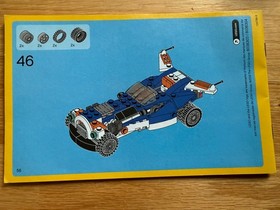 LEGO Creator 3 in 1  Thunder Wings 31008 Instruction Books And Box Gently Played