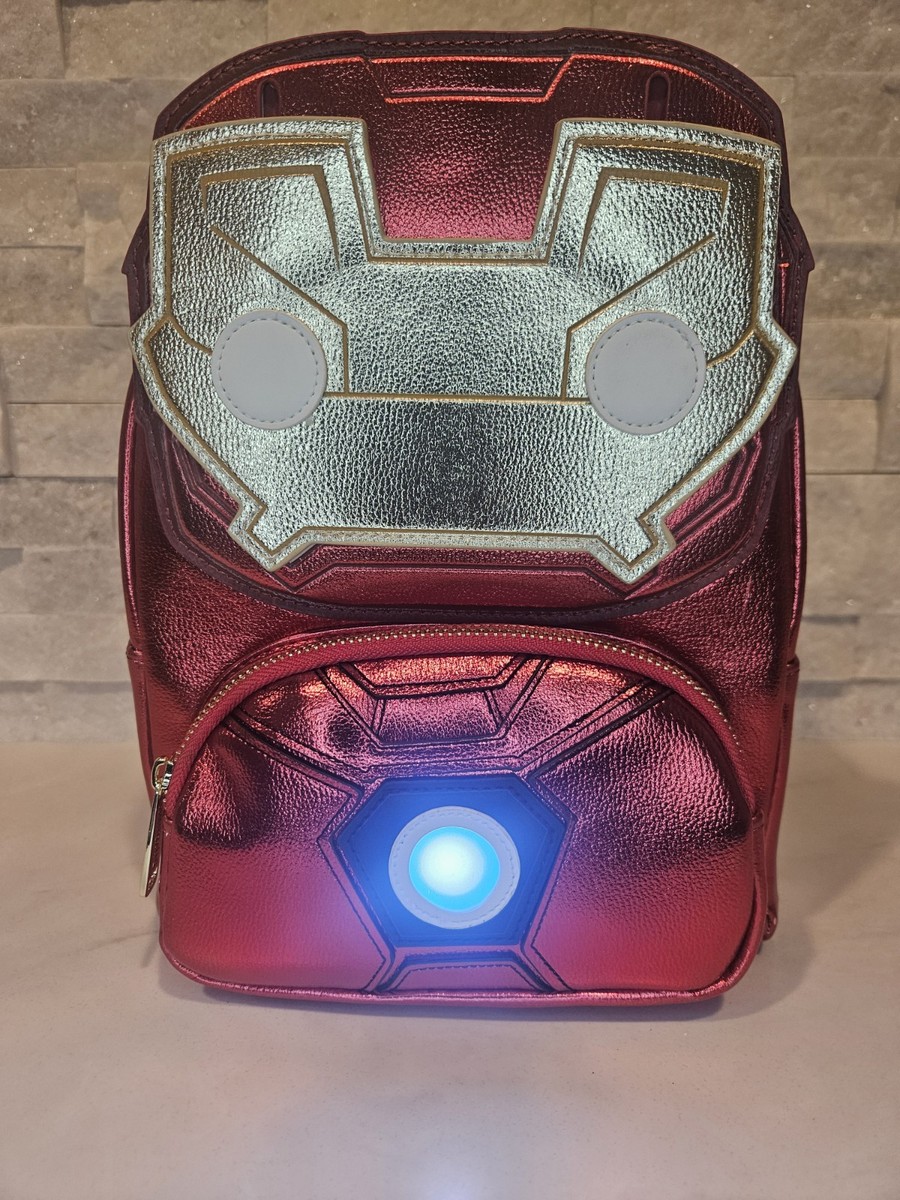 Loungefly Marvel Iron Man Mini Light Up Backpack - New With  display picture 1