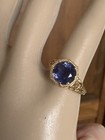 14KYG Iolite Filigree Ring 6 — photo 7