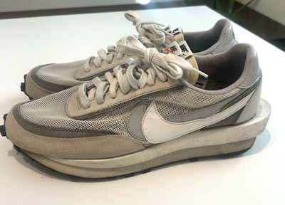 Nike Sacai LD Waffle Summit White Wolf Grey Sneakers BV0073-100 Men's Size 11.5