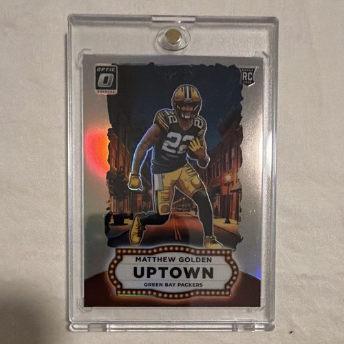 2025 Panini Donruss Optic Football Matthew Golden Packers Uptown RC Insert #14