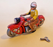 Schuco Charly 1005 Blechmotorrad mit Uhrwerk 50er