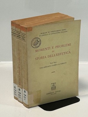 Momenti E Problemi Di Storia Dell'Estetica. Vol. 1 - 3. Marzorati Carlo (Ed.):