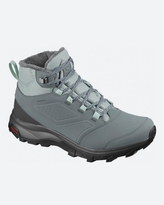 Salomon Yalta TS CSWP Waterproof Hiking Boots Grey Black Men's Size 9 412276-30