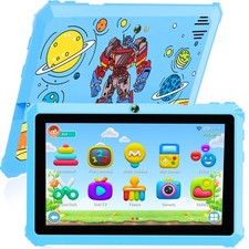 Kids Tablet 7" Android Tablet for Kids 3-7 32GB Tablets for Toddlers with Cas...