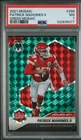 2021 Panini Mosaic #288 Patrick Mahomes Ii Green Mosaic PSA 7 Kansas City Chiefs