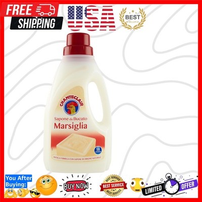 Floral Scented Liquid Laundry Detergent, 1000ml, 18 Washes, Marsiglia