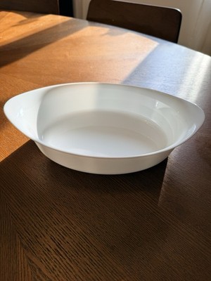 Luminarc Smart Cuisine Carine white Glass Cooking Serving oval Food Baking Bowl