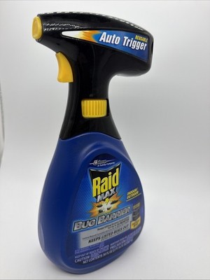 Raid Max Bug Barrier for Indoor Outdoor 30fl oz W/ Auto Trigger Prevent Bugs