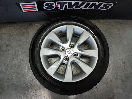 HYUNDAI I20 WHEEL ALLOY FACTORY, 15X6IN, PB, 03/12-12/15 12 13 14 15 ...