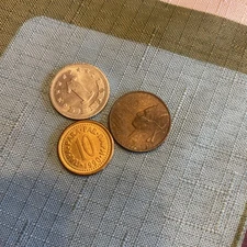 1963 Yugoslavia 1 Dinar, 1990 10 Napa, 1955 Napa- 3 Coins