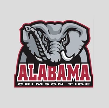 Sticker - Alabama Crimson Tide Logo - Die Cut Laminated Vinyl Decal