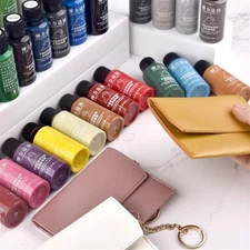 30ml Leather Edge Paint Oil for Bags Shoes DIY Craft Edge Finish Pigment