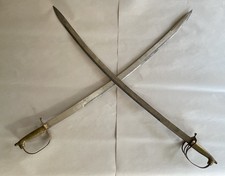 2 Vintage Indian Cavalry Troopers Pattern Saber Swords