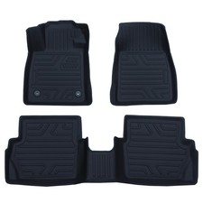 3pcs Floor Mats Cargo Liners For 2014-2019 Ford Fiesta All-weather Tpe Rubber 3pcs Floor Mats Cargo Liners For 2014-2019 Ford Fiesta All-weather Tpe Rubber