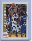Basketball Card IP auto NBA LLOYD DANIELS rookie 1992-93 Hoops San Antonio Spurs